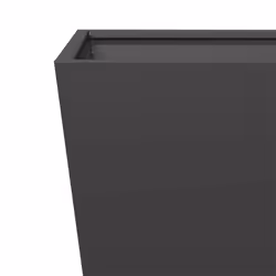 vidaXL Garden Planters Outdoor Flower Pot Patio Raised Bed Planter Box Steel - black, 50 x 50 x 50 cm/ 2 pcs - Additional view 8
