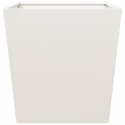 vidaXL Garden Planters Outdoor Flower Pot Patio Raised Bed Planter Box Steel - white, 50 x 50 x 50 cm/ 2 pcs - Additional view 6