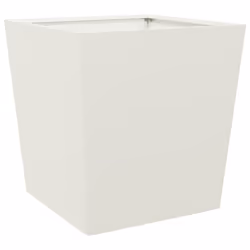 vidaXL Garden Planters Outdoor Flower Pot Patio Raised Bed Planter Box Steel - white, 50 x 50 x 50 cm/ 2 pcs - Additional view 7
