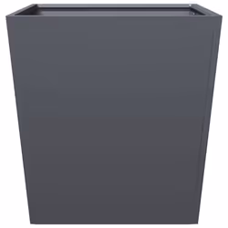 vidaXL Garden Planters Outdoor Flower Pot Patio Raised Bed Planter Box Steel - anthracite, 50 x 50 x 50 cm/ 2 pcs - Additional view 6