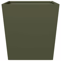 vidaXL Garden Planters Outdoor Flower Pot Patio Raised Bed Planter Box Steel - olive green, 50 x 50 x 50 cm/ 2 pcs - Additional view 5