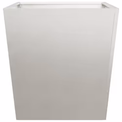vidaXL Garden Planters Outdoor Flower Pot Patio Raised Bed Planter Box Steel - light grey, 50 x 50 x 50 cm/ 1 pcs - Additional view 4