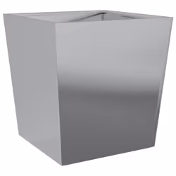 vidaXL Garden Planters Outdoor Flower Pot Patio Raised Bed Planter Box Steel - grey, 50 x 50 x 50 cm/ 2 pcs - Additional view 4