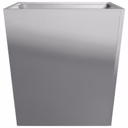 vidaXL Garden Planters Outdoor Flower Pot Patio Raised Bed Planter Box Steel - grey, 50 x 50 x 50 cm/ 2 pcs - Additional view 6