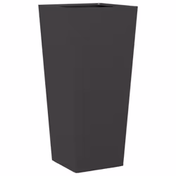 vidaXL Garden Planters Outdoor Flower Pot Patio Raised Bed Planter Box Steel - black, 35 x 35 x 75 cm/ 2 pcs - Additional view 4