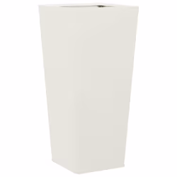vidaXL Garden Planters Outdoor Flower Pot Patio Raised Bed Planter Box Steel - white, 35 x 35 x 75 cm/ 1 pcs - Additional view 5
