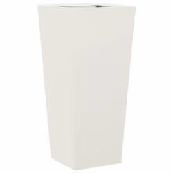 vidaXL Garden Planters Outdoor Flower Pot Patio Raised Bed Planter Box Steel - white, 35 x 35 x 75 cm/ 2 pcs - Additional view 5