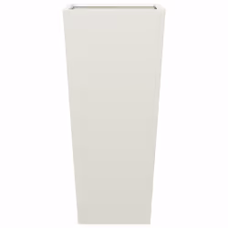 vidaXL Garden Planters Outdoor Flower Pot Patio Raised Bed Planter Box Steel - white, 35 x 35 x 75 cm/ 2 pcs - Additional view 6