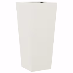 vidaXL Garden Planters Outdoor Flower Pot Patio Raised Bed Planter Box Steel - white, 35 x 35 x 75 cm/ 2 pcs - Additional view 7