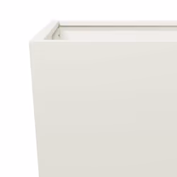 vidaXL Garden Planters Outdoor Flower Pot Patio Raised Bed Planter Box Steel - white, 35 x 35 x 75 cm/ 2 pcs - Additional view 8