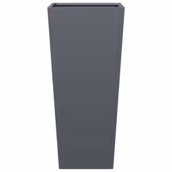 vidaXL Garden Planters Outdoor Flower Pot Patio Raised Bed Planter Box Steel - anthracite, 35 x 35 x 75 cm/ 2 pcs - Additional view 6