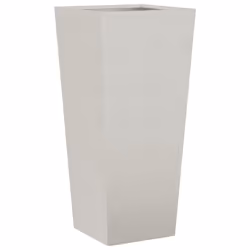 vidaXL Garden Planters Outdoor Flower Pot Patio Raised Bed Planter Box Steel - light grey, 35 x 35 x 75 cm/ 1 pcs - Additional view 5