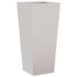 vidaXL Garden Planters Outdoor Flower Pot Patio Raised Bed Planter Box Steel - light grey, 35 x 35 x 75 cm/ 2 pcs - Additional view 5