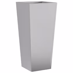 vidaXL Garden Planters Outdoor Flower Pot Patio Raised Bed Planter Box Steel - grey, 35 x 35 x 75 cm/ 1 pcs - Additional view 5