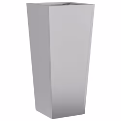 vidaXL Garden Planters Outdoor Flower Pot Patio Raised Bed Planter Box Steel - grey, 35 x 35 x 75 cm/ 2 pcs - Additional view 4