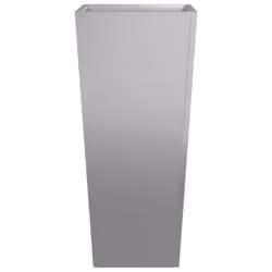 vidaXL Garden Planters Outdoor Flower Pot Patio Raised Bed Planter Box Steel - grey, 35 x 35 x 75 cm/ 2 pcs - Additional view 5