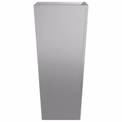 vidaXL Garden Planters Outdoor Flower Pot Patio Raised Bed Planter Box Steel - grey, 35 x 35 x 75 cm/ 2 pcs - Additional view 6