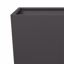 vidaXL Garden Planters Outdoor Flower Pot Patio Raised Bed Planter Box Steel - black, 45 x 45 x 75 cm/ 1 pcs - Additional view 6