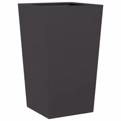 vidaXL Garden Planters Outdoor Flower Pot Patio Raised Bed Planter Box Steel - black, 45 x 45 x 75 cm/ 2 pcs - Additional view 7
