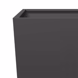 vidaXL Garden Planters Outdoor Flower Pot Patio Raised Bed Planter Box Steel - black, 45 x 45 x 75 cm/ 2 pcs - Additional view 8