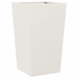 vidaXL Garden Planters Outdoor Flower Pot Patio Raised Bed Planter Box Steel - white, 45 x 45 x 75 cm/ 2 pcs - Additional view 7