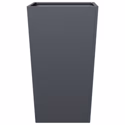 vidaXL Garden Planters Outdoor Flower Pot Patio Raised Bed Planter Box Steel - anthracite, 45 x 45 x 75 cm/ 1 pcs - Additional view 4
