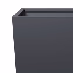 vidaXL Garden Planters Outdoor Flower Pot Patio Raised Bed Planter Box Steel - anthracite, 45 x 45 x 75 cm/ 1 pcs - Additional view 6