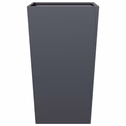 vidaXL Garden Planters Outdoor Flower Pot Patio Raised Bed Planter Box Steel - anthracite, 45 x 45 x 75 cm/ 2 pcs - Additional view 5
