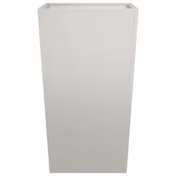 vidaXL Garden Planters Outdoor Flower Pot Patio Raised Bed Planter Box Steel - light grey, 45 x 45 x 75 cm/ 1 pcs - Additional view 4