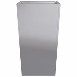 vidaXL Garden Planters Outdoor Flower Pot Patio Raised Bed Planter Box Steel - grey, 45 x 45 x 75 cm/ 1 pcs - Additional view 4