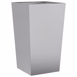 vidaXL Garden Planters Outdoor Flower Pot Patio Raised Bed Planter Box Steel - grey, 45 x 45 x 75 cm/ 1 pcs - Additional view 5