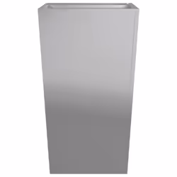 vidaXL Garden Planters Outdoor Flower Pot Patio Raised Bed Planter Box Steel - grey, 45 x 45 x 75 cm/ 2 pcs - Additional view 6