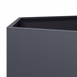 vidaXL Garden Planter Flower Pot Planter Pot 2 pcs Anthracite Hexagon Steel - Additional view 9