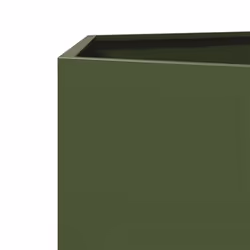 vidaXL Garden Planter Outdoor Flower Pot Planter Pot Olive Green Hexagon Steel - Additional view 6
