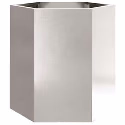 vidaXL Garden Planter Outdoor Flower Pot Planter Pot Hexagon Stainless Steel - Additional view 5