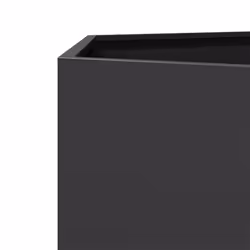 vidaXL Garden Planter Outdoor Flower Pot Patio Planter Pot Black Hexagon Steel - Additional view 7