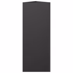 vidaXL Garden Planters Outdoor Flower Pot Patio Planter Box Triangular Steel - black, 30 x 26 x 75 cm/ 1 pcs - Additional view 4