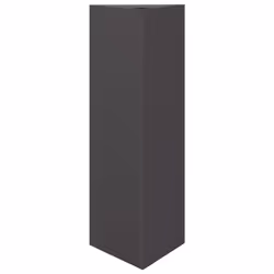 vidaXL Garden Planters Outdoor Flower Pot Patio Planter Box Triangular Steel - black, 30 x 26 x 75 cm/ 2 pcs - Additional view 4