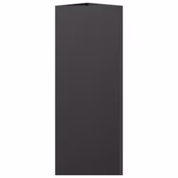 vidaXL Garden Planters Outdoor Flower Pot Patio Planter Box Triangular Steel - black, 30 x 26 x 75 cm/ 2 pcs - Additional view 6