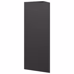 vidaXL Garden Planters Outdoor Flower Pot Patio Planter Box Triangular Steel - black, 30 x 26 x 75 cm/ 2 pcs - Additional view 7