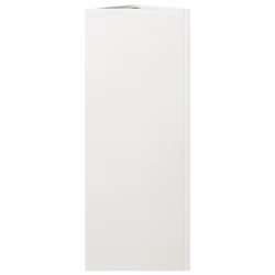 vidaXL Garden Planters Outdoor Flower Pot Patio Planter Box Triangular Steel - white, 30 x 26 x 75 cm/ 1 pcs - Additional view 4