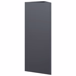 vidaXL Garden Planters Outdoor Flower Pot Patio Planter Box Triangular Steel - anthracite, 30 x 26 x 75 cm/ 1 pcs - Additional view 5