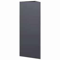 vidaXL Garden Planters Outdoor Flower Pot Patio Planter Box Triangular Steel - anthracite, 30 x 26 x 75 cm/ 2 pcs - Additional view 7