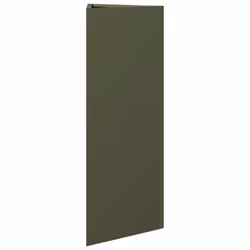 vidaXL Garden Planters Outdoor Flower Pot Patio Planter Box Triangular Steel - olive green, 30 x 26 x 75 cm/ 2 pcs - Additional view 5