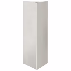 vidaXL Garden Planters Outdoor Flower Pot Patio Planter Box Triangular Steel - light grey, 30 x 26 x 75 cm/ 2 pcs - Additional view 4