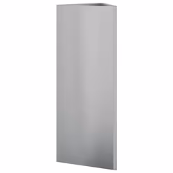 vidaXL Garden Planters Outdoor Flower Pot Patio Planter Box Triangular Steel - grey, 30 x 26 x 75 cm/ 1 pcs - Additional view 5