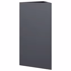 vidaXL Garden Planters Outdoor Flower Pot Patio Planter Box Triangular Steel - anthracite, 40 x 34.5 x 70 cm/ 1 pcs - Additional view 5