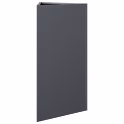 vidaXL Garden Planters Outdoor Flower Pot Patio Planter Box Triangular Steel - anthracite, 40 x 34.5 x 70 cm/ 2 pcs - Additional view 5