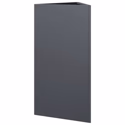 vidaXL Garden Planters Outdoor Flower Pot Patio Planter Box Triangular Steel - anthracite, 40 x 34.5 x 70 cm/ 2 pcs - Additional view 7