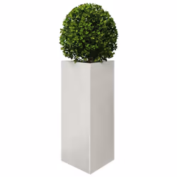 vidaXL Garden Planters Outdoor Flower Pot Patio Planter Box Triangular Steel - light grey, 40 x 34.5 x 70 cm/ 1 pcs - Additional view 2